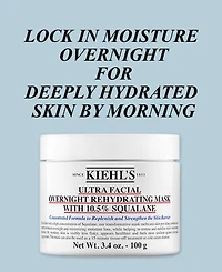 Kiehl's Since 1851 Ultra Facial Overnight Hydrating Mask With 10.5% Squalane, 3.4 oz.