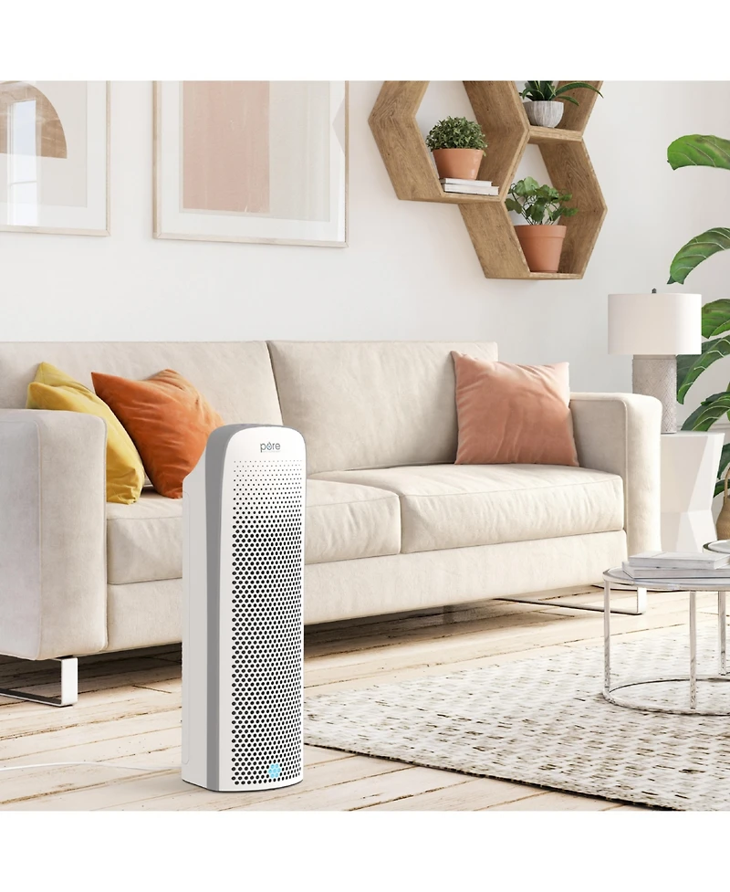 Pure Enrichment True Hepa Elite Air Purifier with Air Quality Monitor