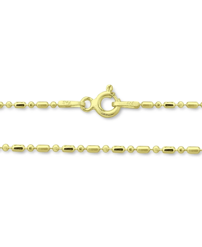 Giani Bernini Dot & Dash Link 18" Chain Necklace in 18k Gold-Plated Sterling Silver, Created for Macy's