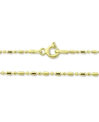Giani Bernini Dot & Dash Link 18" Chain Necklace in 18k Gold-Plated Sterling Silver, Created for Macy's