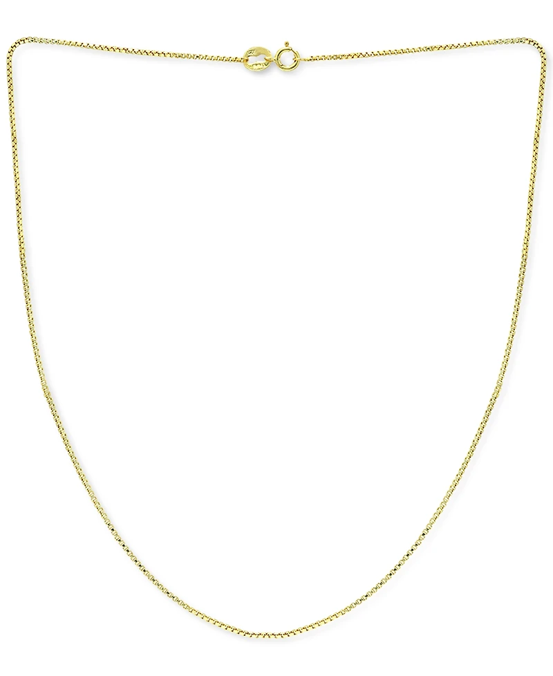Giani Bernini Box Link 20" Chain Necklace in 18k Gold-Plated Sterling Silver, Created for Macy's