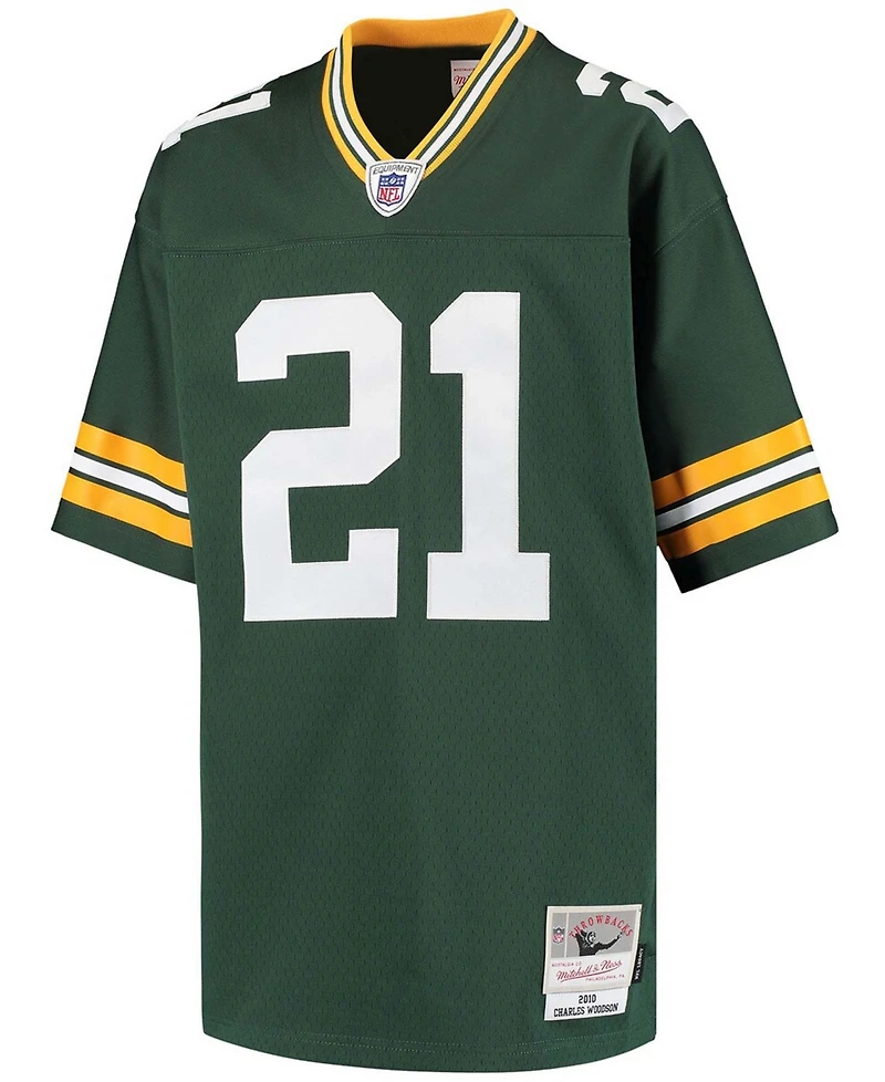 Big Boys Charles Woodson Green Bay Packers Retired Player Legacy Jersey