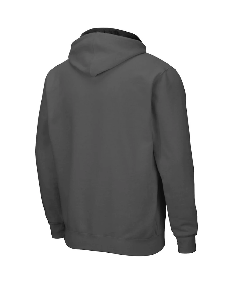 Men's Charcoal Colorado Buffaloes Arch Logo 3.0 Full-Zip Hoodie