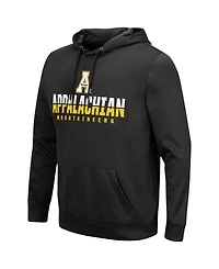 Men's Black Appalachian State Mountaineers Lantern Pullover Hoodie