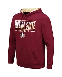 Men's Garnet Florida State Seminoles Slash Stack 2.0 Pullover Hoodie