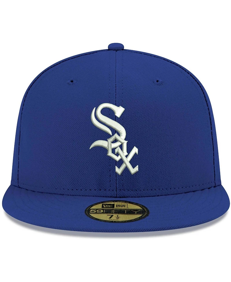 Men's Royal Chicago White Sox Logo 59FIFTY Fitted Hat