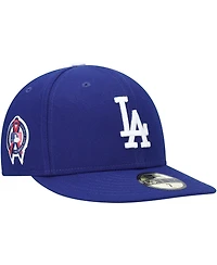 Men's Royal Los Angeles Dodgers 9/11 Memorial Side Patch 59FIFTY Fitted Hat