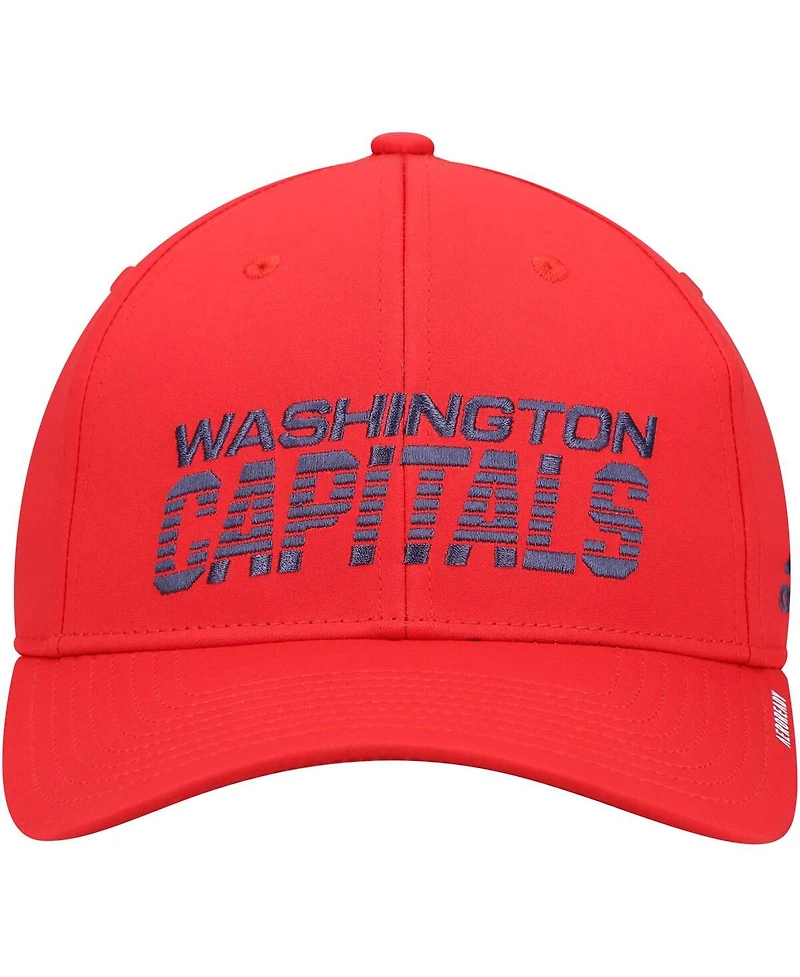 Men's Red Washington Capitals 2021 Locker Room Aeroready Flex Hat