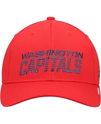 Men's Red Washington Capitals 2021 Locker Room Aeroready Flex Hat