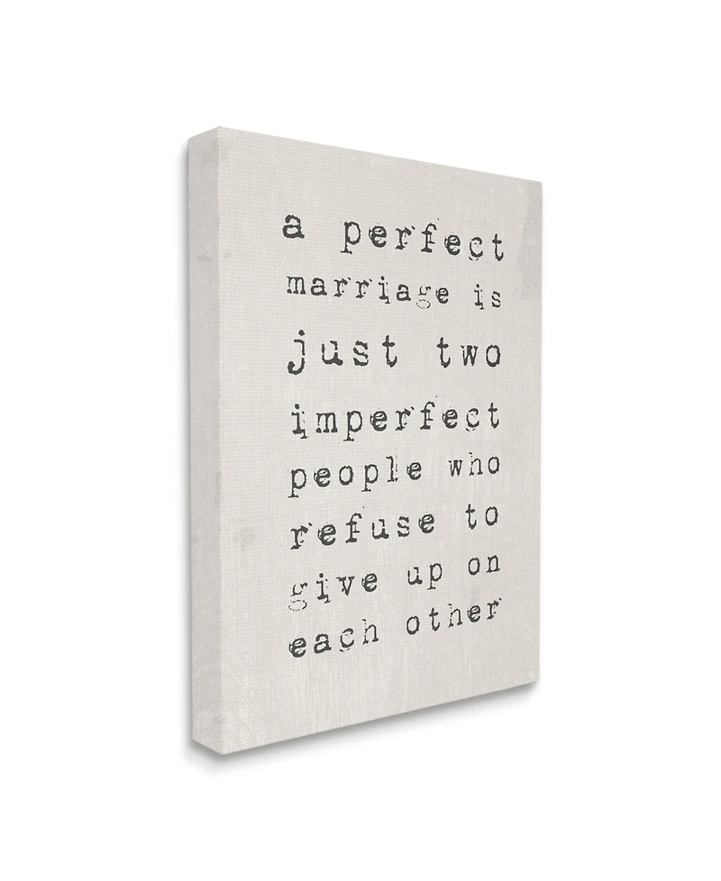 Stupell Industries A Perfect Marriage Canvas Wall Art, 16" x 20"