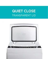 Black+Decker Small Portable Washer, Portable Washer 1.7 Cu. Ft. with 6 Cycles, Transparent Lid