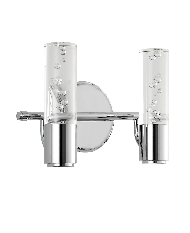 Bolha 2-Light Minimalist Modern Bubble Integrated Led Vanity Light