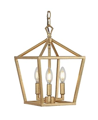 Ojai 3-Light Classic Modern Lantern Led Pendant