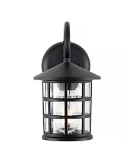 Cadiz 1-Light Cottage Rustic Scrolled Lantern Led Outdoor Lantern, Set of 2