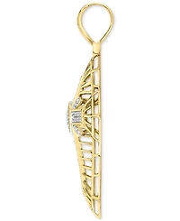 Men's Diamond Cross Openwork Pendant (1 ct. t.w.) in 10k Gold