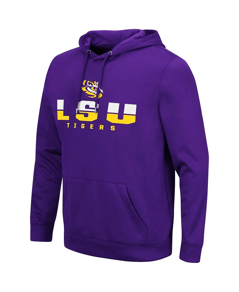 Colosseum Men's Lsu Tigers Lantern Pullover Hoodie