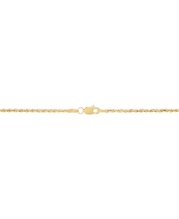 Lightweight Rope Link 18" Chain Necklace in 10k Gold