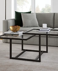 Amalie 43" Coffee Table, 2-Tier
