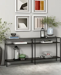 Sivil 64" Console Table with Shelves