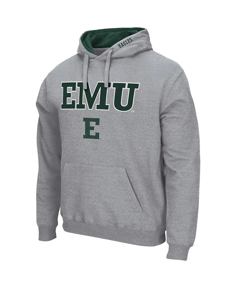 Men's Eastern Michigan Eagles Arch and Logo Pullover Hoodie