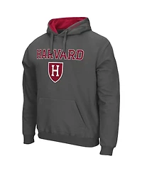 Men's Harvard Crimson Arch and Logo Pullover Hoodie
