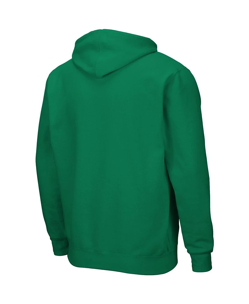 Men's Kelly Green Marshall Thundering Herd Arch Logo 3.0 Full-Zip Hoodie