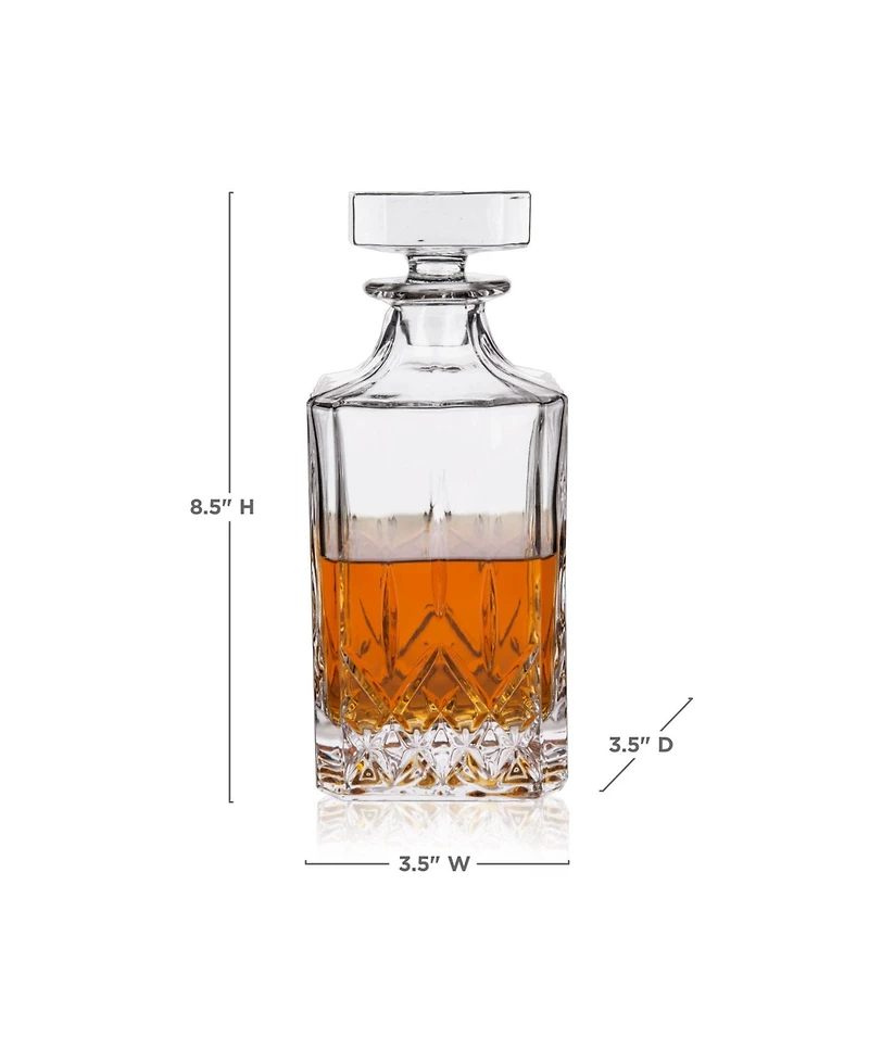 Viski Admiral Liquor Decanter, 30 Oz