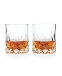 Viski Admiral Crystal Tumblers, Set of 2, 9 Oz
