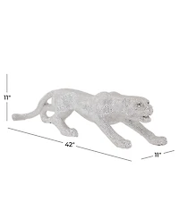 Glam Leopard Sculpture, 11" x 42"