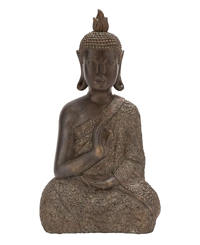 Bohemian Buddha Sculpture, 21" x 11"