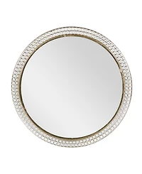 Metal Contemporary Wall Mirror, 37" x 37"