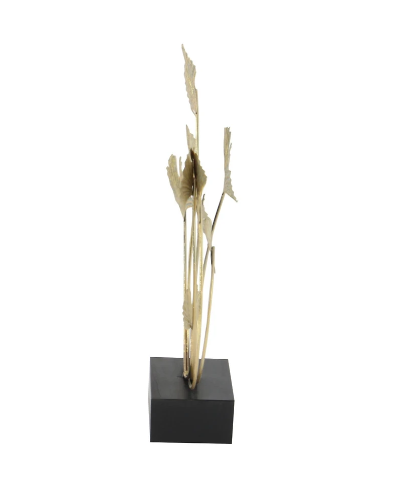Metal Modern Nature Sculpture, 22" x 18"