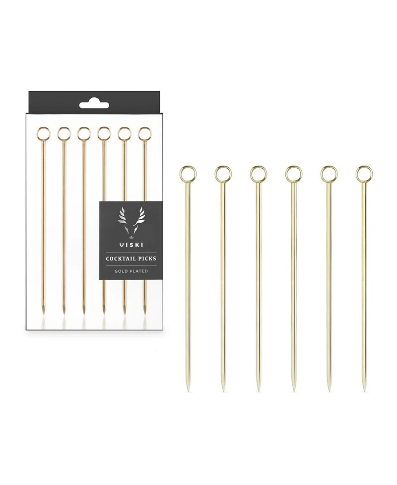 Viski Cocktail Picks, Set of 6