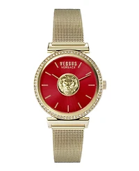 Versus by Versace Women's Brick Lane Gold-tone Stainless Steel Bracelet Watch 34mm