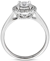 Diamond Round Halo Engagement Ring (3/4 ct. t.w.) in 14k White Gold