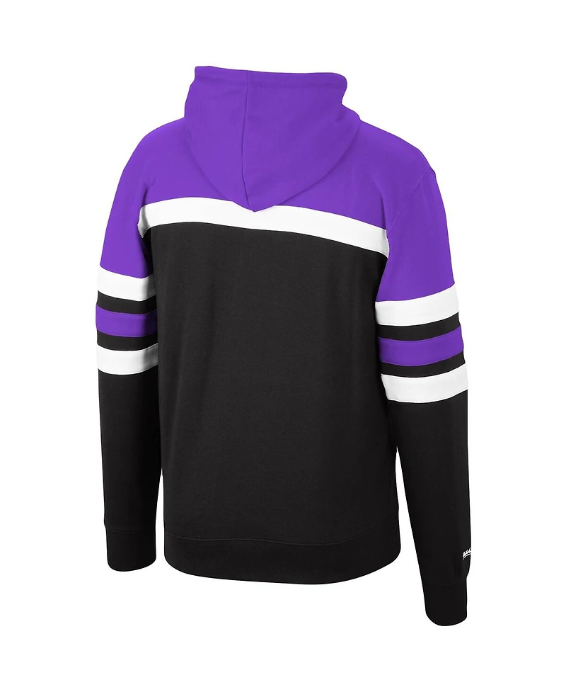 Men's Purple, Black Toronto Raptors Head Coach Pullover Hoodie