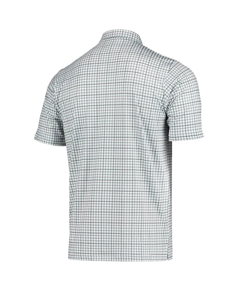 Men's Gray, Black Las Vegas Raiders Deliver Button-Down Polo Shirt