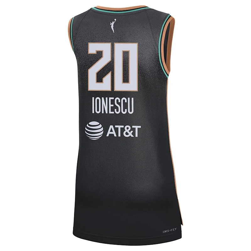 Women's Nike Sabrina Ionescu Black New York Liberty 2021 Explorer Edition Victory Player Jersey