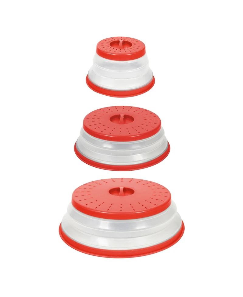 Tovolo Collapsible Microwave Cover 3-Pc. Set
