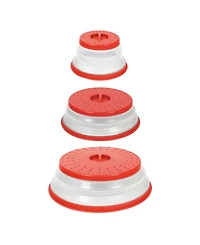 Tovolo Collapsible Microwave Cover 3-Pc. Set