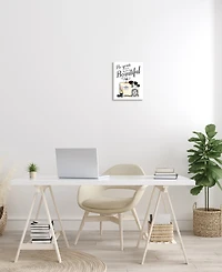 Stupell Industries Fashion Designer Makeup Inspiring Word Watercolor Wall Plaque Art, 10" x 15"