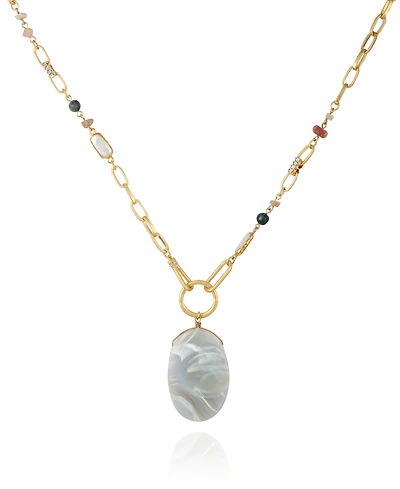 T Tahari Women's One Strand Pendent Necklace