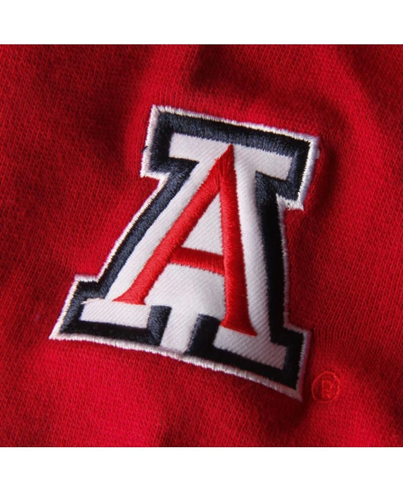 Women's Stadium Athletic Cardinal Arizona Wildcats Arched Name Full-Zip Hoodie