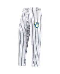 Men's White, Navy Milwaukee Brewers Vigor Lounge Pant