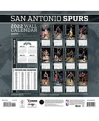 San Antonio Spurs 2022 Wall Calendar