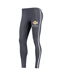 Women's White, Charcoal Los Angeles Lakers Sonata T-shirt and Leggings Set