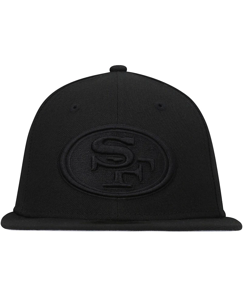 Men's Black San Francisco 49ers on Low Profile 59FIFTY Ii Fitted Hat