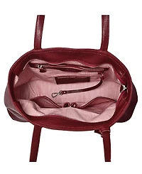 Old Trend Women's Genuine Leather Dancing Bamboo Tote Bag