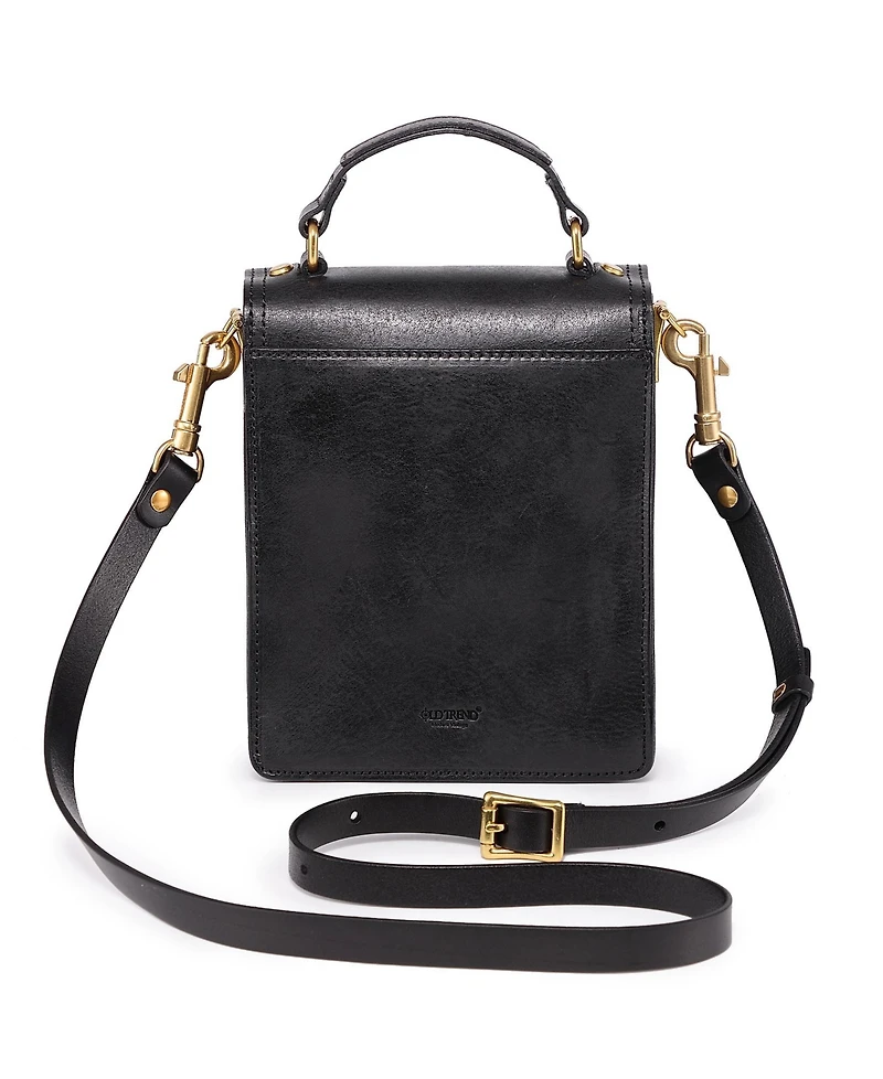 Old Trend Women's Genuine Leather Basswood Crossbody Bag