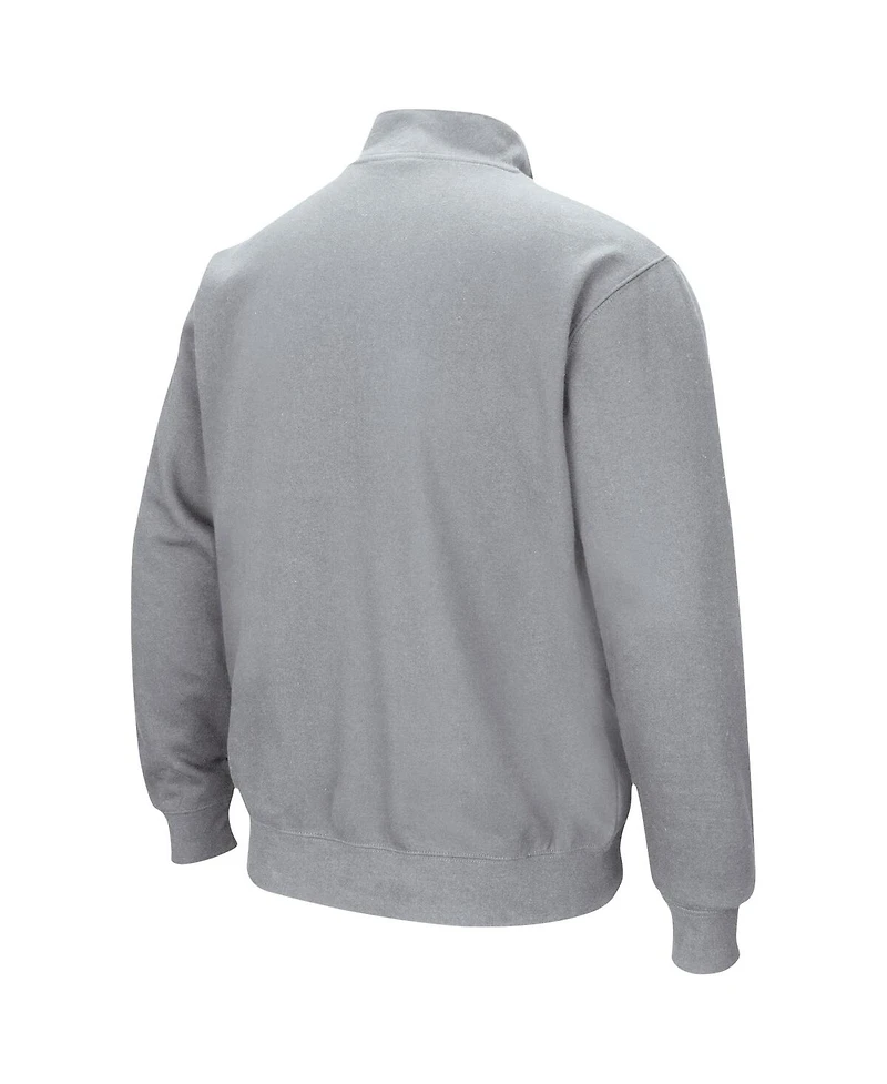 Men's Colosseum Boise State Broncos Tortugas Team Logo Quarter-Zip Jacket